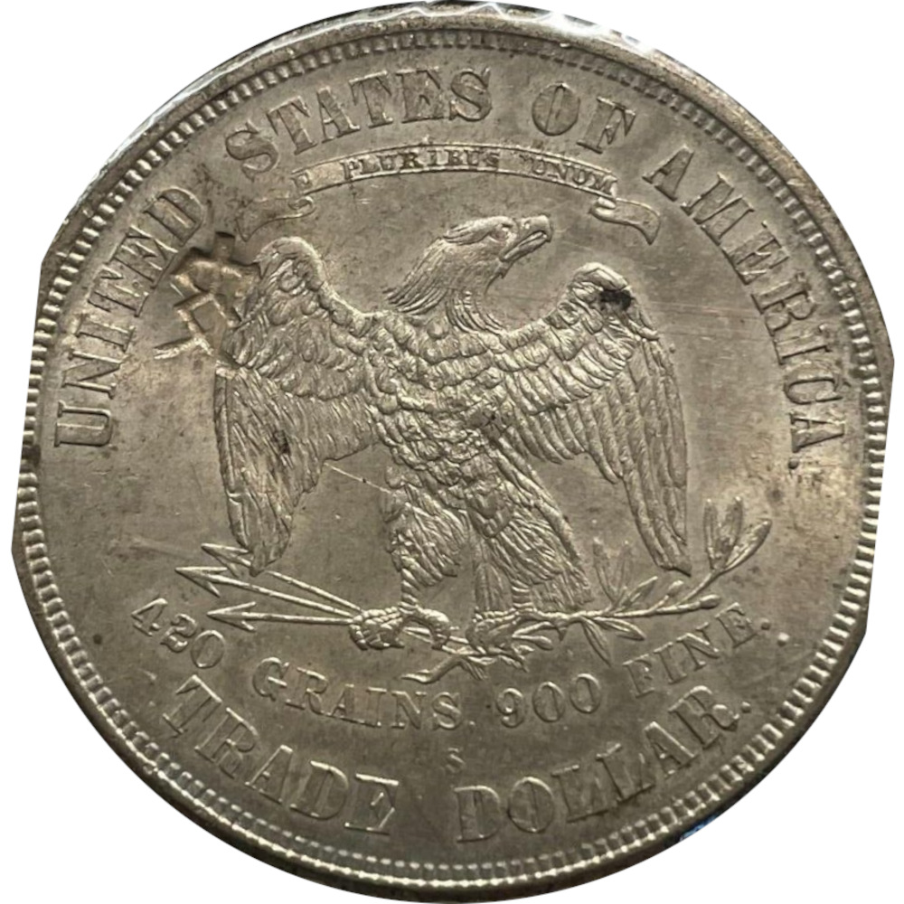 1874-S-T$1-Chopped-Trade-Dollar
